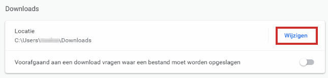 De downloadmap wijzigen in Chrome De downloadmap wijzigen in Chrome